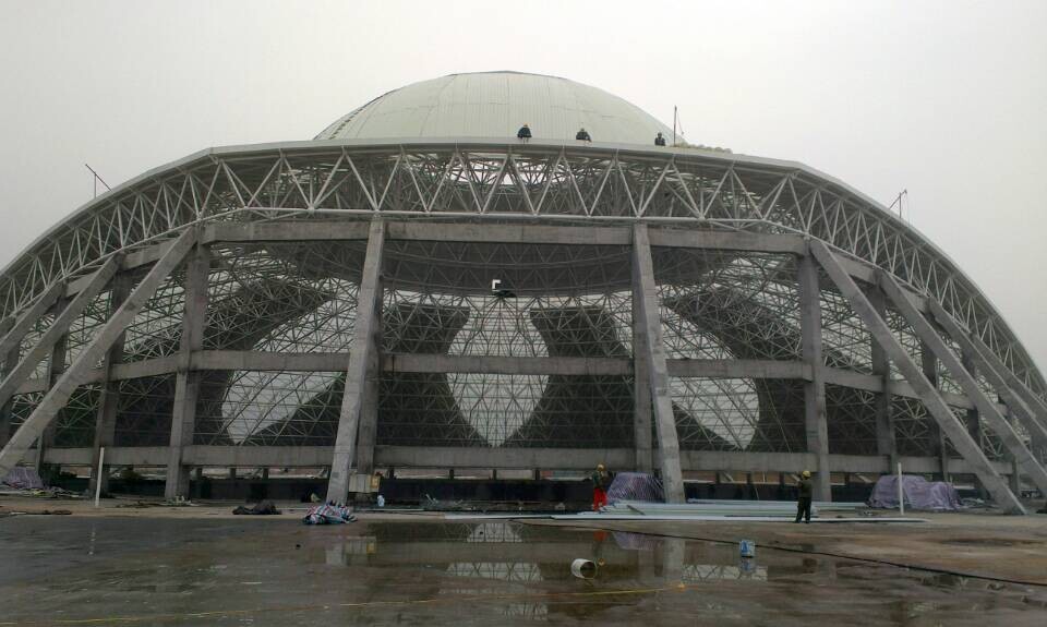 公主岭温泉馆网架工程